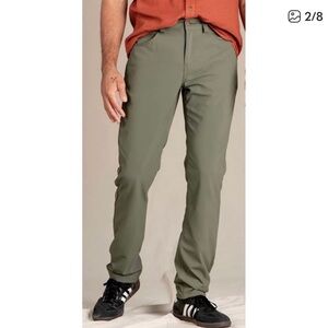 Toad & Co Rover polyester light BROWN pant